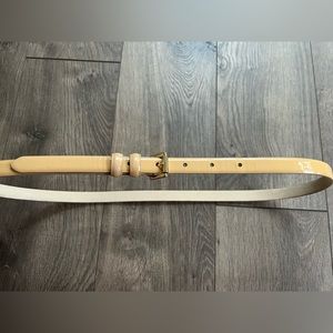 J McLaughlin Patent Leather Skinny Belt